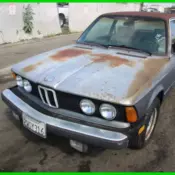 (OMR) 1981 Bmw 320 I 1.8 L 4 Cylinder NO RESERVE