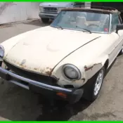 (OMR) 1981 Fiat 2000 Spider 2.0 L 4 Cylinder NO RESERVE