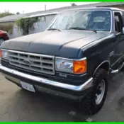 (OMR) 1990 Ford Bronco XLT 5.8 L V8 NO RESERVE