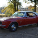 ONE FAMILY OWNED 1967 CHEVROLET CAMARO RALLYSPORT--RARE RED ON RED W/FACTORY AIR