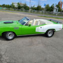 One of 30 4 speed 340 convertibles built..Only FJ6 &#034;SASSY GRASS&#034;white  interior!