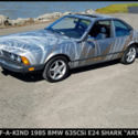 ONE-OF-A-KIND 1985 BMW 635CSI &#034;ART CAR&#034;!  RUST-FREE BLUE PLATE CALIFORNIA SHARK!
