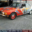 ONE-OF-A KIND CUSTOM HAND-PAINTED 1984 BMW 733I E23-CHASSIS ART CAR!