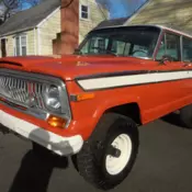 One of a Kind FSJ Restored Omaha Orange with Custom interior and Lift Kit