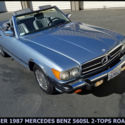 ONE-OWNER 1987 MERCEDES BENZ 560SL 2 TOPS ROADSTER! 99,9% RUST-FREE CALIF. R107