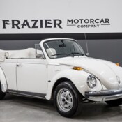 ONE OWNER NASHVILLE TN VW CONVERTIBLE with straight body and nice factory gaps
