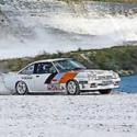 Opel Manta rallycar med national vognbog