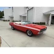 Orange Dodge Challenger with 77,000 Miles available now!