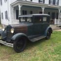 Original 1929 Ford Model A Leatherback, barn fresh