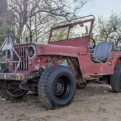 Original 1949 Willy&#039;s Jeep CJ2A Flatfender 4x4