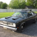 Original 1971 Plymouth Duster 340 4 speed (triple black!)