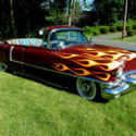 ORIGINAL, 365 cu. in. 4-SPEED AUTO, &#039;56 HUBCAPS, RADIAL TIRES. (video)