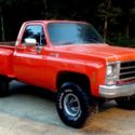 ORIGINAL 79 CHEVY 1500 4X4 TRUCK STEP SIDE CHROME PKG LIFT NEW INTERIOR K 1500