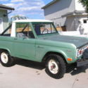 Original and Stock 1969 Ford Bronco Pickup (Half cab) - Uncut