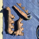 ORIGINAL FACTORY Ford &#034;Q&#034; code 351 Cleveland 4 v CJ exhaust intake manifolds