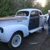 Packard 1941 coupe project. Fresh Chrome