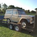 Pair of 1970 Ford Broncos Wagon Early Bronco Uncut 1/4&#039;s 4X4 302 V8 Manual