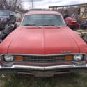 Pair of 1973 Chevy Novas, red 73 Nova Custom (drives)  & 73 Nova SS (no motor)
