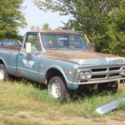 patina c10 chevy slabside shop truck GMC