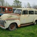 Patina clamshell 1948 Chevrolet Suburban project grille guard good KS title NR!!