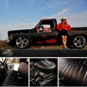 Patina Slammed Squarebody Silverado Chevy C10 Hot Rat Street Rod Round Eye C-10