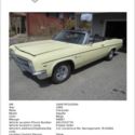 Perfect condition Chevrolet impala 1966