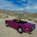 PERFECT RUNNING 1973 TR6 FACTORY MAGENTA 92 PAINT 10+ YEAR OLD RESTORATION.