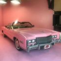 Pink Cadillac Eldorado Convertible