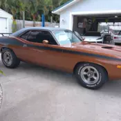 plymouth barracuda 340 H code numbers matching auto slapstick ps pb AC working