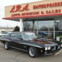 PONTIAC GTO 455 FRAME OFF RESTORED DOUBLE BUILD SHEET AND FACTORY AC