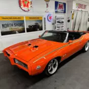 Pontiac GTO Orange with 1,805 Miles, for sale!