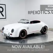 Porsche 356 White with 10628 Miles, for sale!