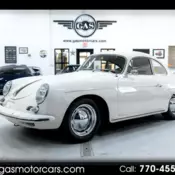 Porsche 356 White with 54242 Miles, for sale!