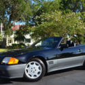 Price Cut! 21K Actual Miles &#039;91 Mercedes SL500 Convertible 2 Tops Black Beauty