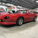 Pristine 1990 Camaro Iroc-Z convertible Red charcoal interior original condition