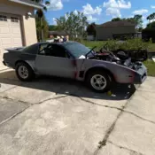 Project drag car with a 383 stroker NOS motor, 14:1 compression, 700 plus HP