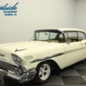 QUALITY &#039;58 BEL AIR, 348 TRI-POWER V8, 4 SP MANUAL, R134 AC, PS, FACT. COLORS!
