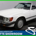 r107 merc hardtop euro classic German vintage blue white automatic hardtop sharp