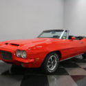 RARE &#039;71 GTO CONVERTIBLE, NUMBERS MATCHING 400CI, PHS DOCS, SLICK RED PAINT