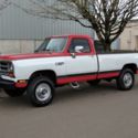 RARE!!! 1 TON SRW 90 DODGE RAM W350 4X4 CUMMINS DIESEL 5SPD 2 OWNER LOW MILES