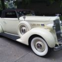 RARE, 1936 PACKARD 120B, CONVERT. RUMBLE SEAT, SHOW STOPPER, LEATHER, CUPCAKE