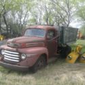 RARE 1948 Mercury M105 c/w Mechanical Gear Driven Hoist
