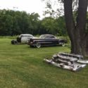 RARE 1953 CADILLAC FLOWER CAR, RUNNING, + PARTS CAR, STICK SHIFT, LIMO HEARSE