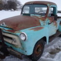 RARE 1956 International S-120 Pickup, Original Patina. Factory 4x4