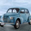 Rare 1956 Renault 4CV Classic French Economy Supermini Coupe Car