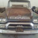 RARE 1958 GMC V8 DELUXE 1/2 Ton Short Bed Project Barn find Chevy truck Apache