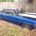 RARE 1966 CHEVROLET NOVA 2 DOOR HARDTOP, NEEDS COMPLETE RESTORATION, 350-V8!