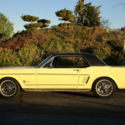 RARE 1966 MUSTANG COUPE FORD EXECUTIVE OWNED WITH A/C P/S DISCS & BENCH SEAT