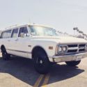 RARE 1968 GMC SUBURBAN - ONE OWNER CALIFORNIA CAR - REBUILT MOTOR - RED INTERIOR