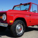 RARE 1969 Ford Bronco, 4x4, 1 Owner, 302 V8, 5 speed, Candy Apple Red